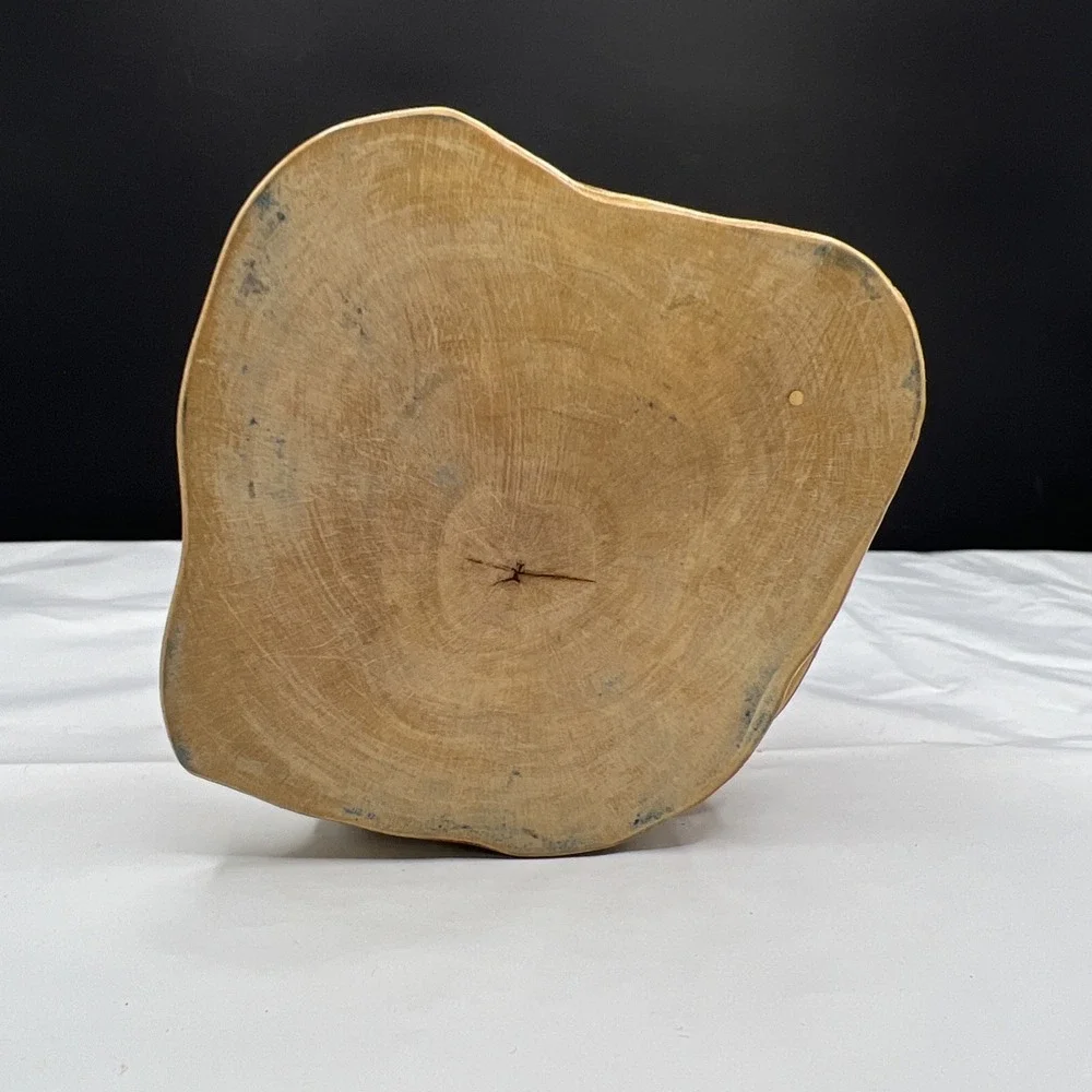 Handcrafted Live Edge Wooden Bandsaw Jewelry Box Swivel Stacked Keepsake Trinket